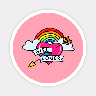 Girl Power Positive Inspiration Girly Quote Magnet